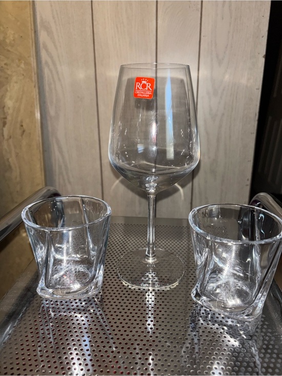 RCR Other - RCR Wine Glasse & Twisted Whiskey Tumblers